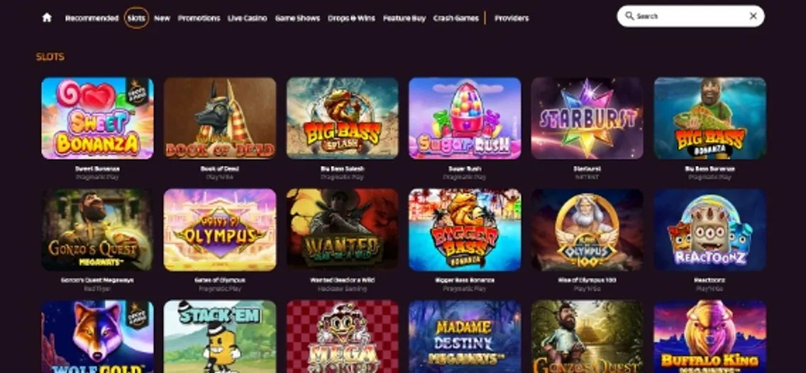 Jogos de caça-níqueis exclusivos
